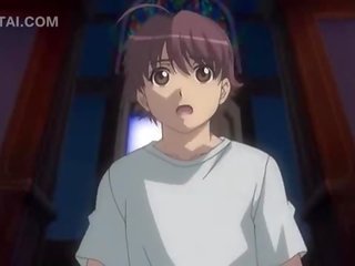 Anime doce miúda mostrando dela pénis a chupar skills
